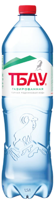 

Вода минеральная ТБАУ газированная, 1,5 л