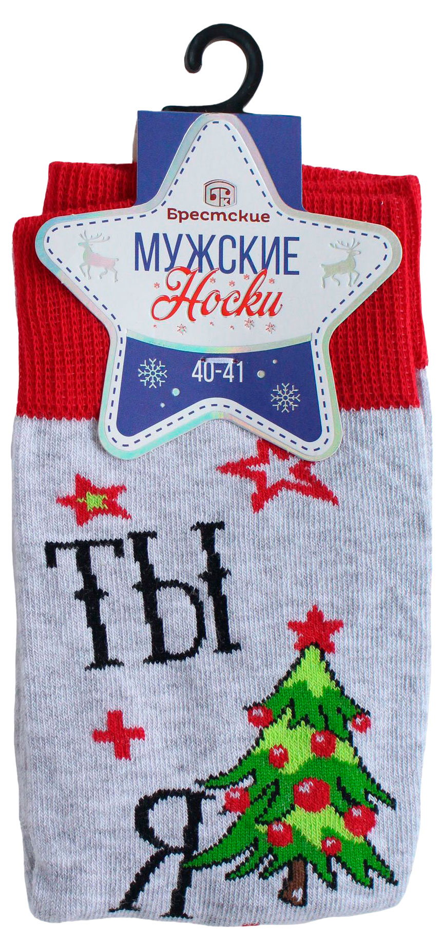 

Носки мужские Брестские classic серый меланж, р.25