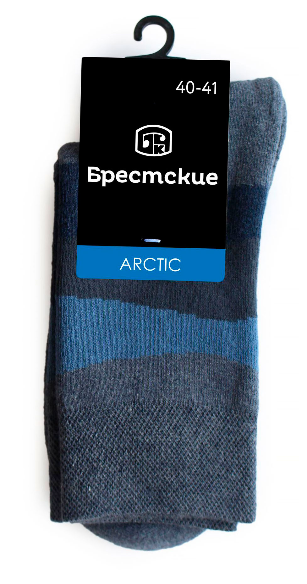 

Носки мужские Брестские arctic темно-серый меланж, р.25