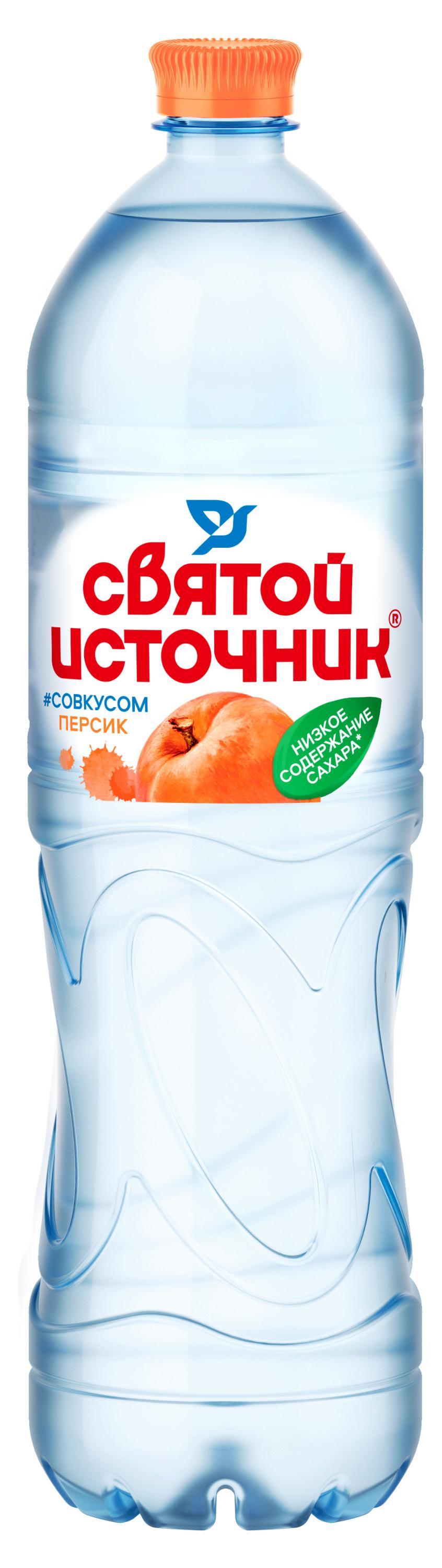 

Вода Святой Источник негазированная Персик, 1,5 л