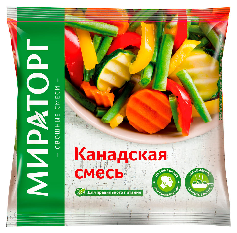 

Смесь овощная Мираторг Канадская, 400 г