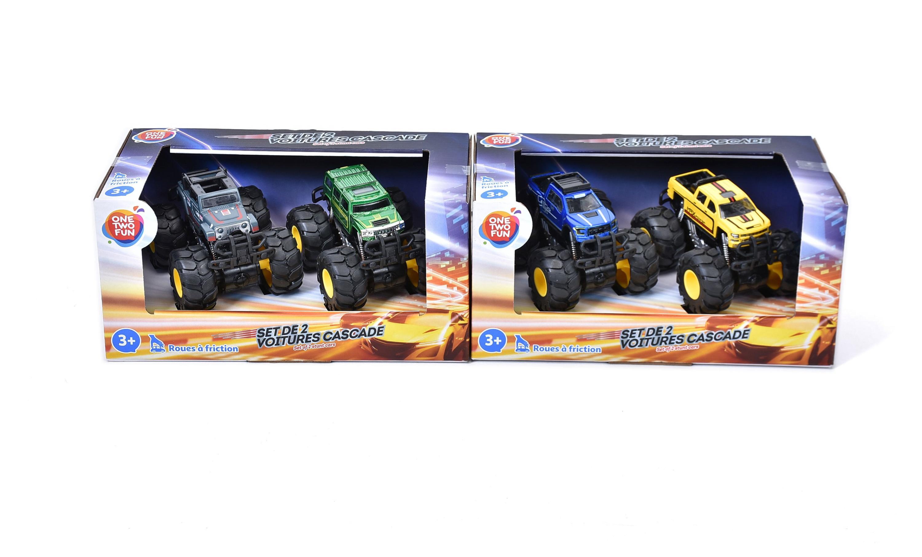 

Набор игровой ONE TWO FUN Внедорожник, 2 шт