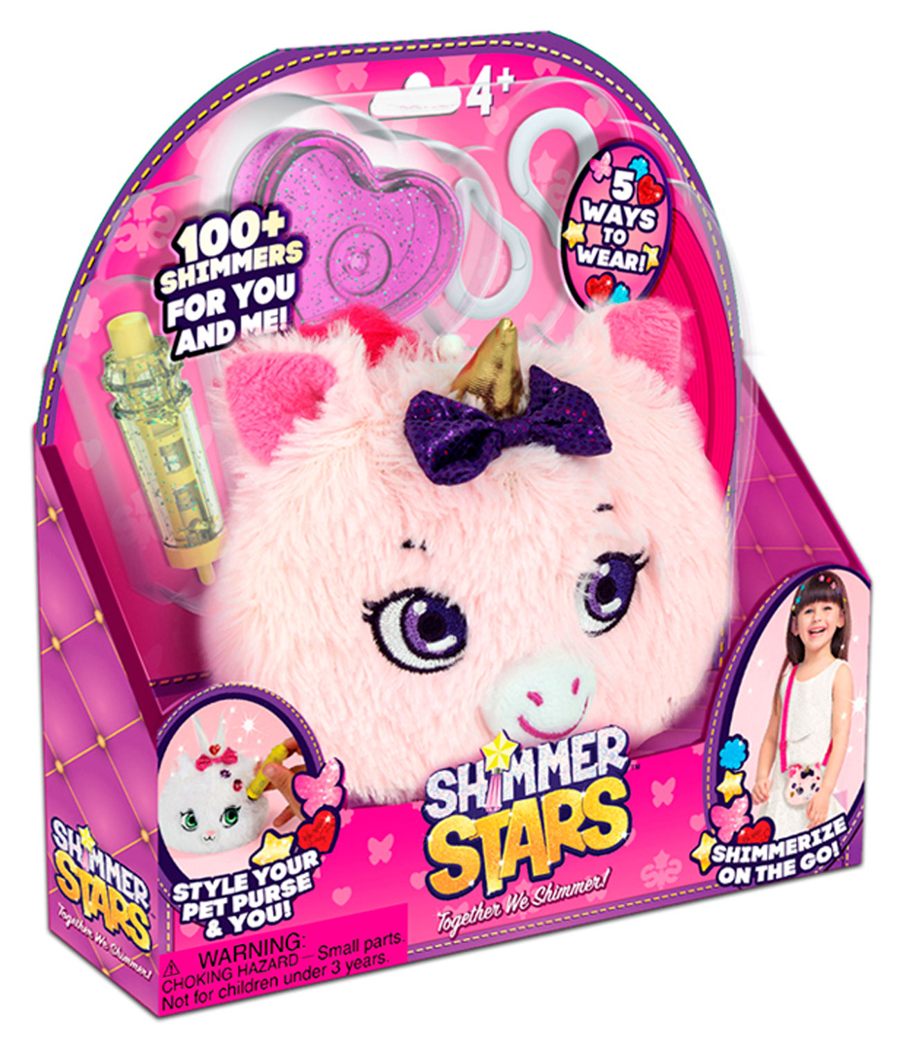

Сумочки для девочек Shimmer Stars с кошельком