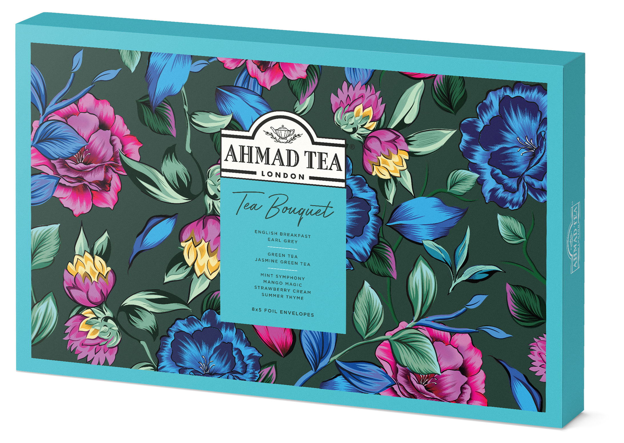 

Чайный набор Ahmad Tea Ассорти Чайный букет 8 вкусов, 40 пакетиков
