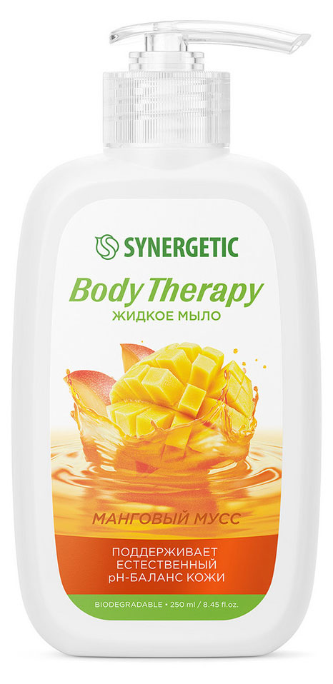 

Мыло жидкое Synergetic Манговый мусс Body Therapy, 250 мл