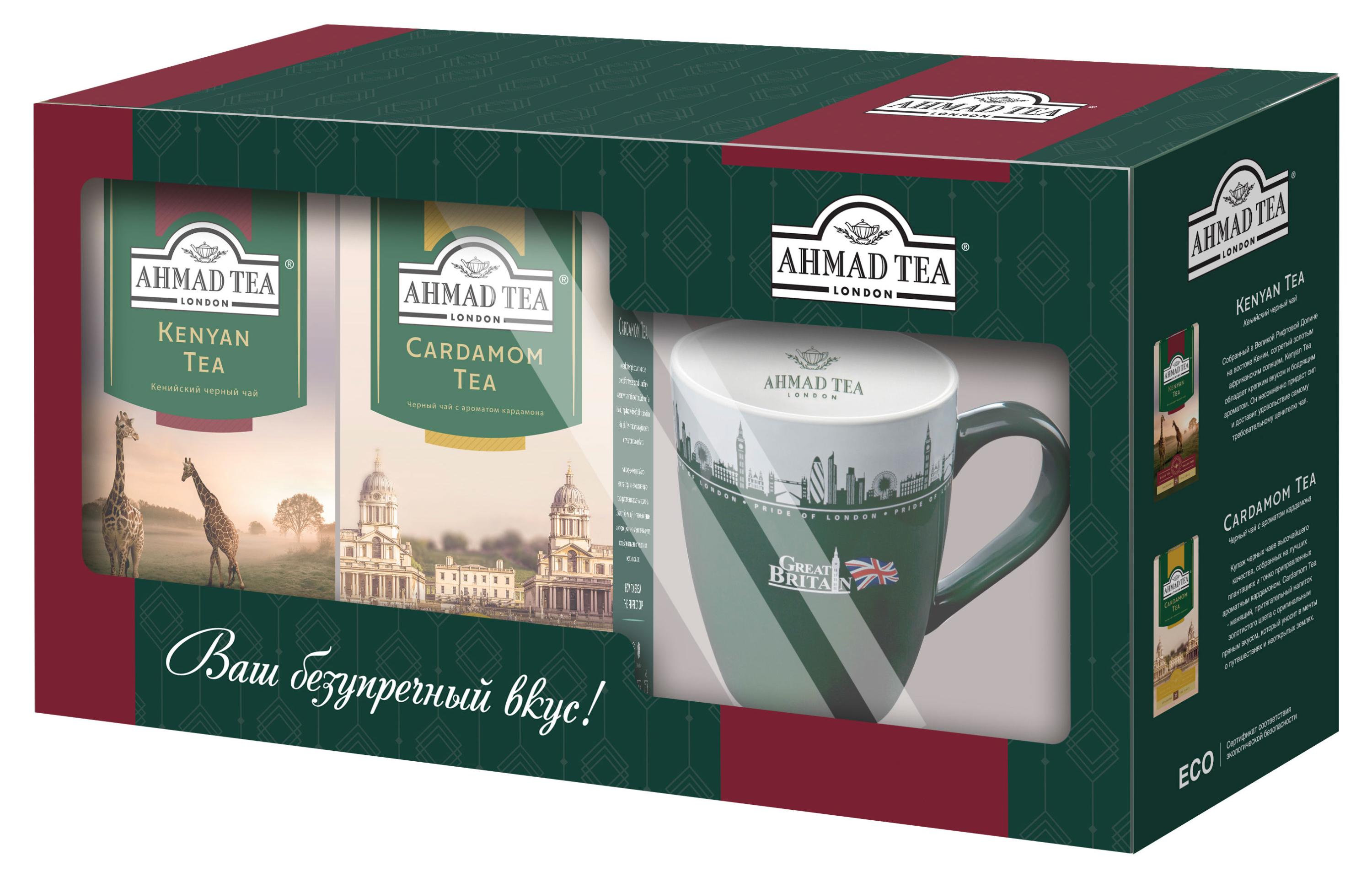 

Чай черный Ahmad Tea Премиум , 25х2 г + кружка