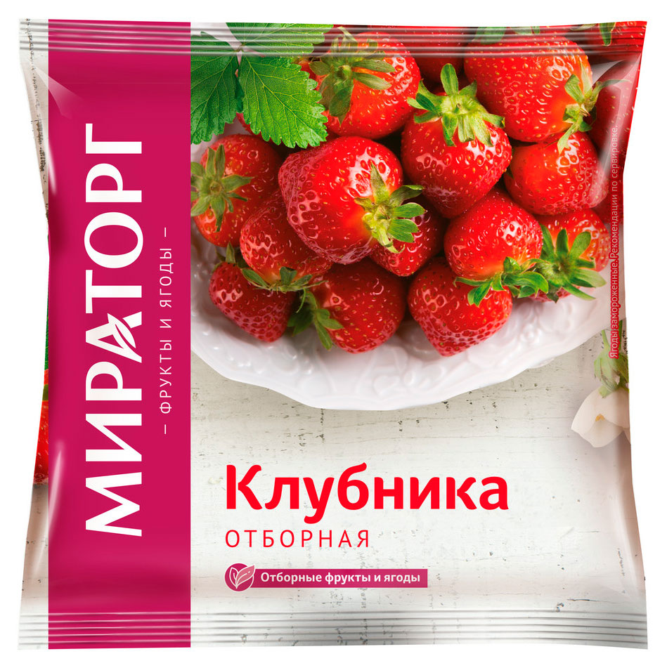 

Клубника Мираторг замороженная, 300 г