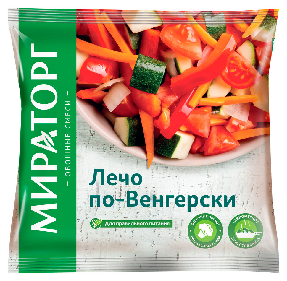 

Смесь овощная Мираторг Лечо по-венгерски замороженная, 400 г