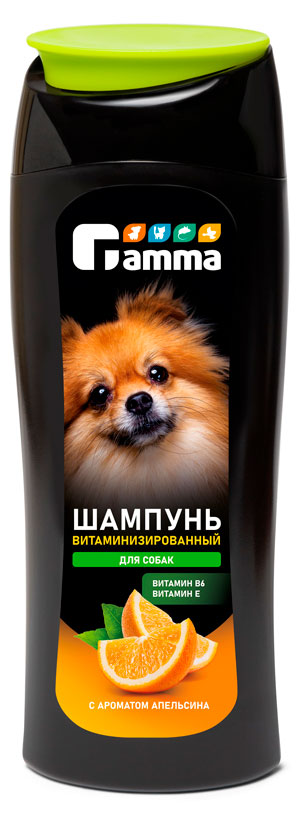

Шампунь витаминизированный для собак GAMMA, 400 мл