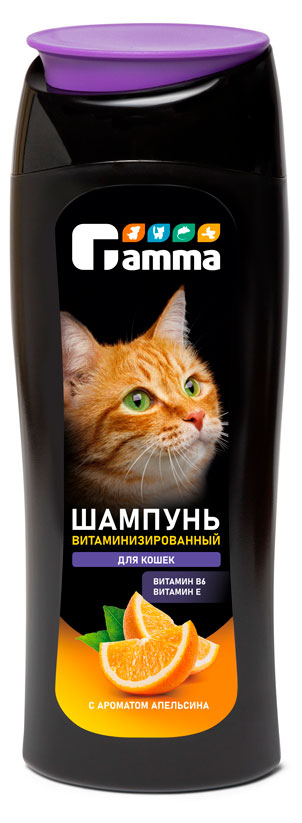 

Шампунь витаминизированный для кошек GAMMA, 400мл