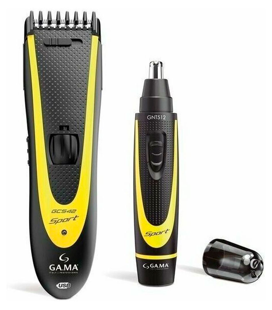 

Набор для стрижки волос GA.MA машинка GC547 SPORT + триммер GNT512