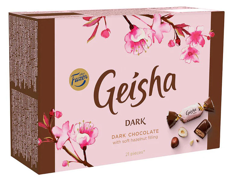 

Конфеты Fazer Geisha в темном шоколаде, 150 г
