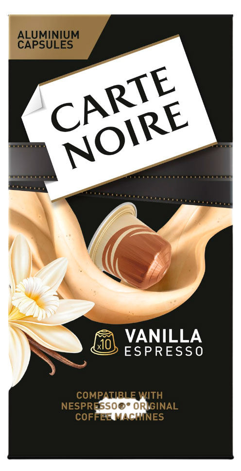 

Кофе в капсулах молотый Carte Noire Vanilla Espresso, 52 г