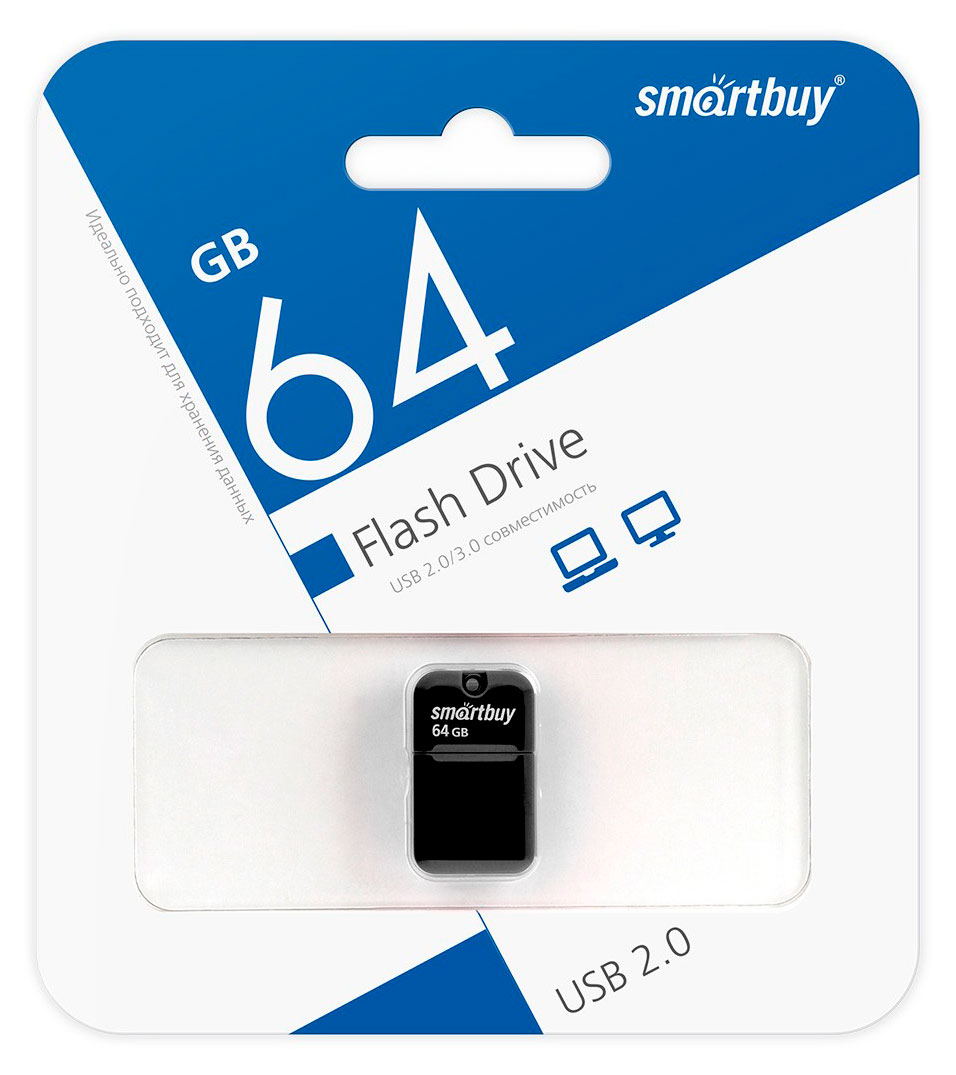 

Флэш-накопитель SmartBuy Art 64GB черный