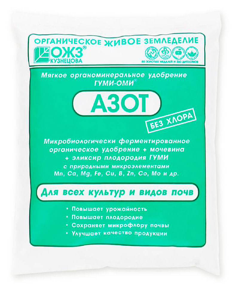 Изображение товара Удобрение «БашИнком» Гуми-Оми-Азот Мочевина, 500 г