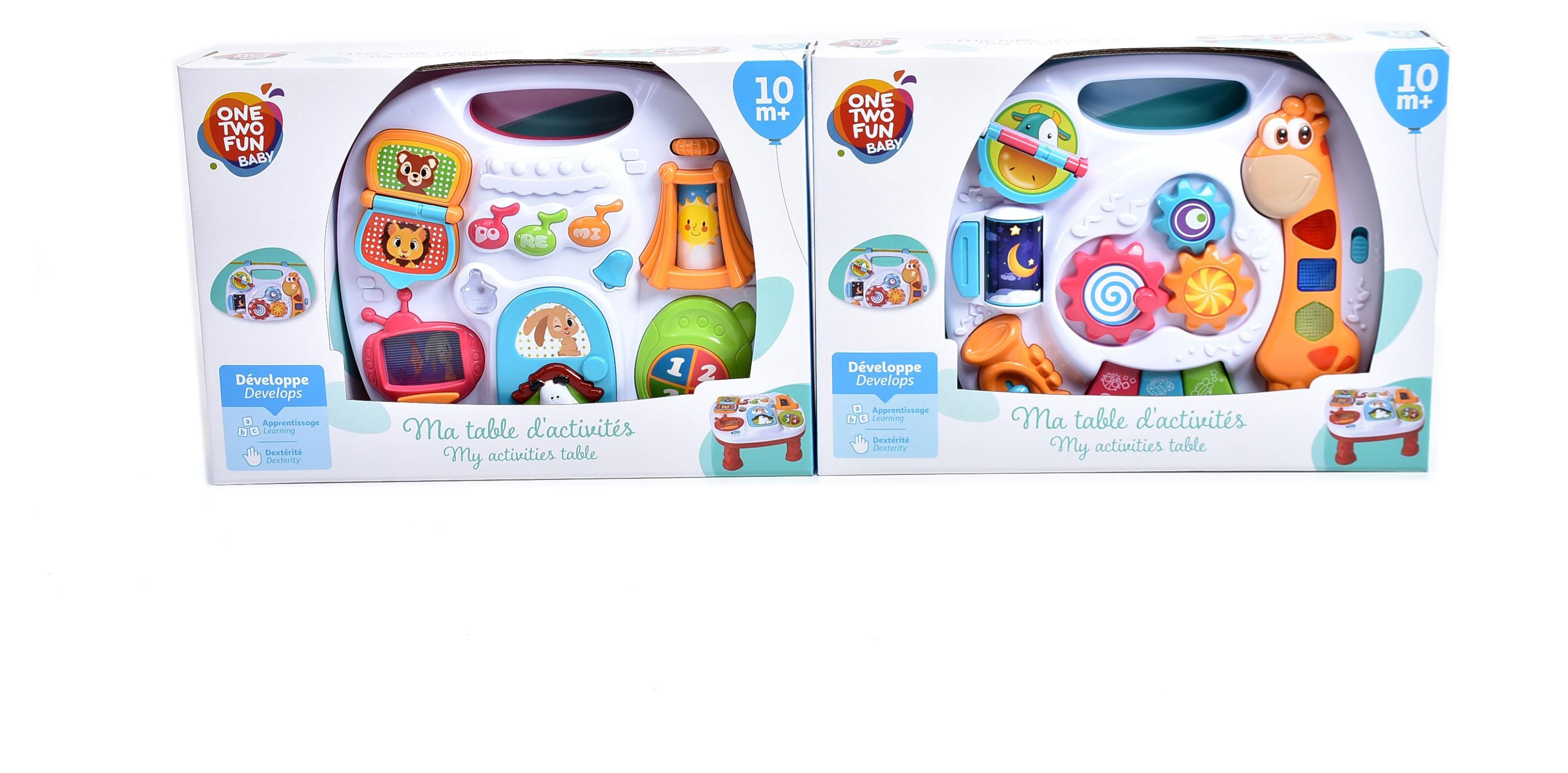 

Набор игровой ONE TWO FUN Музыкальный обучающий стол в ассортименте
