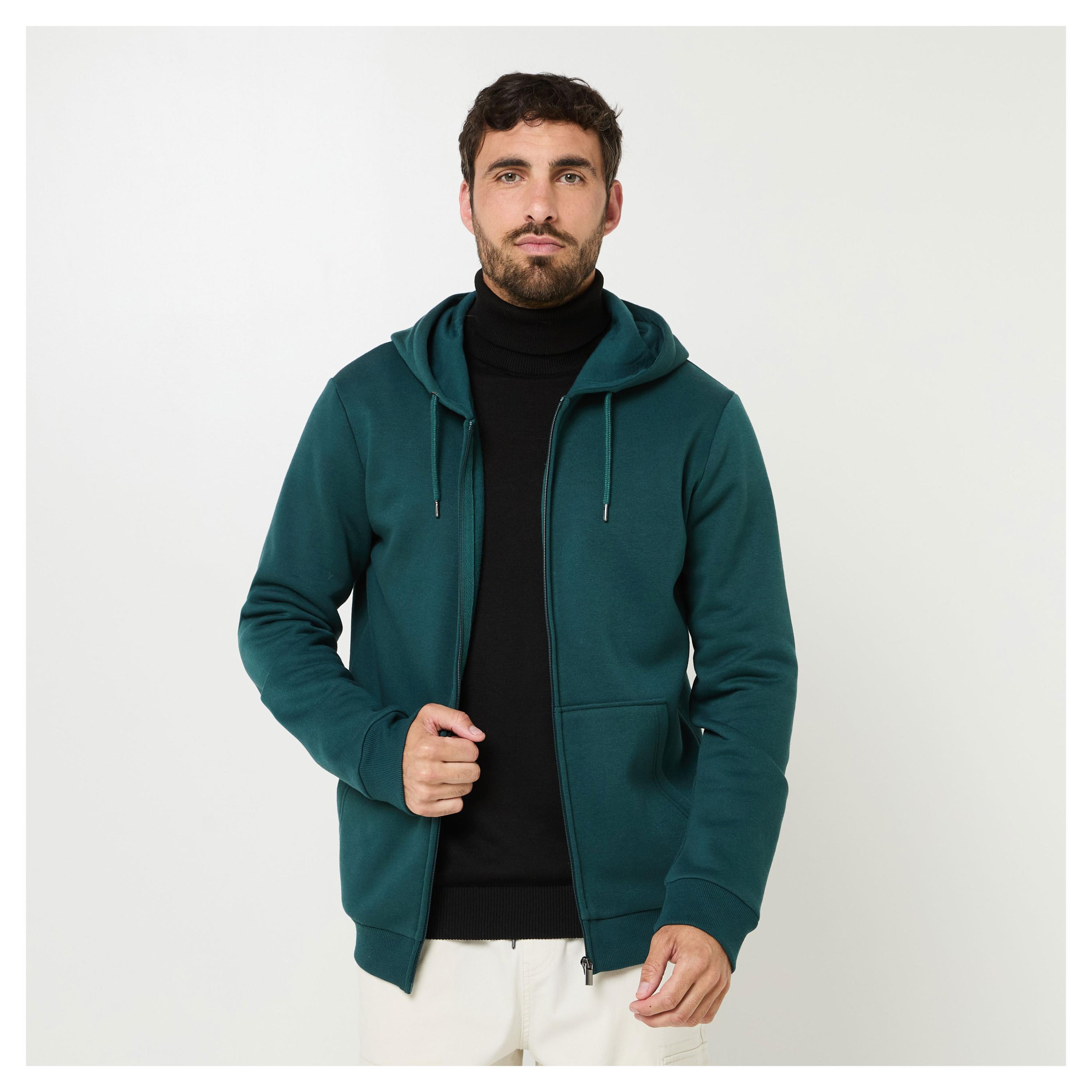 

Толстовка мужская InExtenso спортивная темно-зеленая