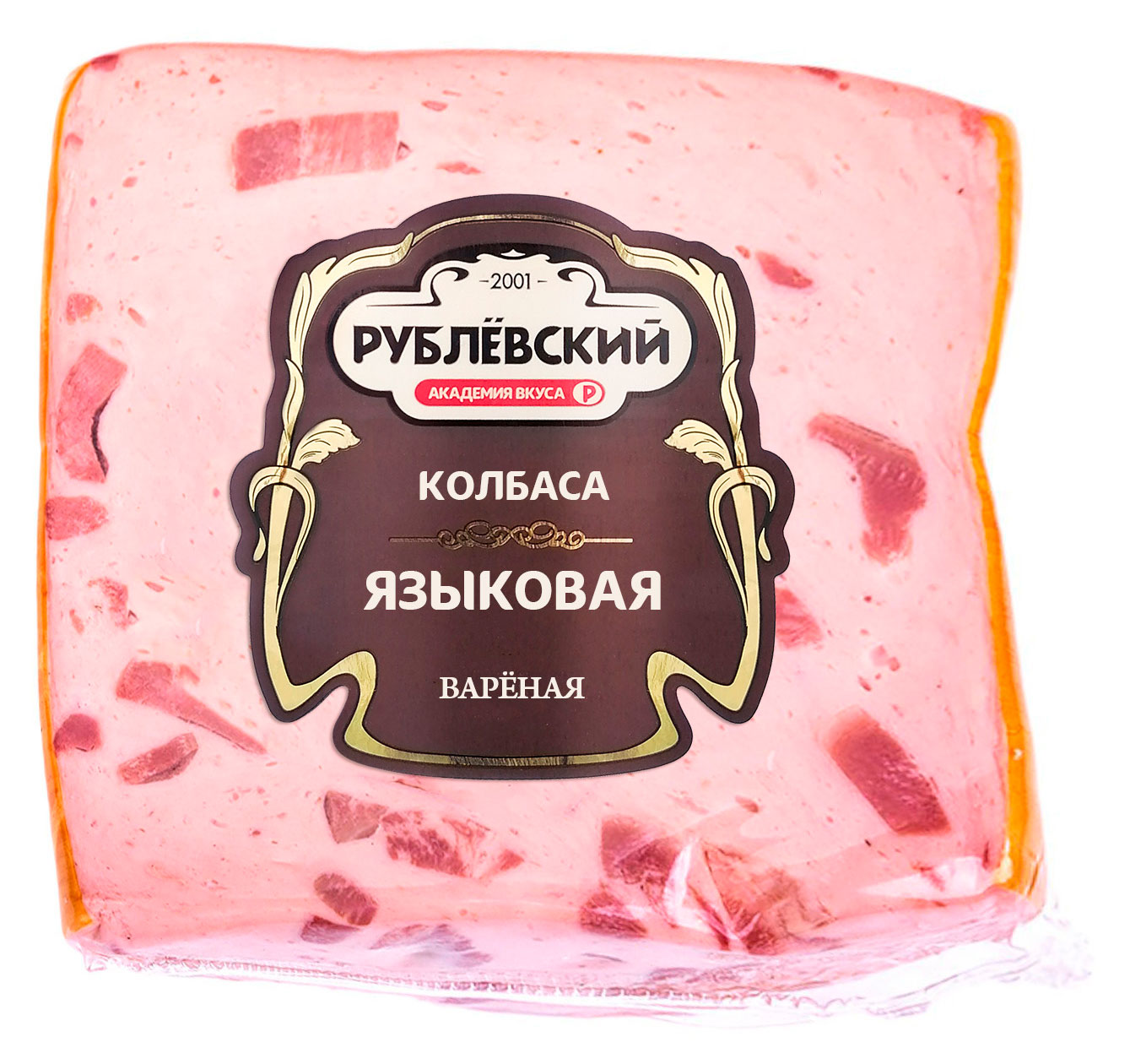 Изображение товара Колбаса «Рублёвский» Языковая вареная, ~ 0,25 кг