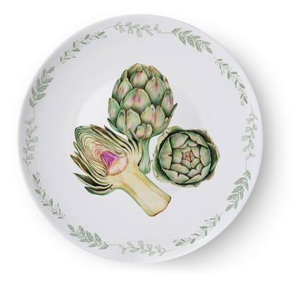 

Тарелка суповая Artichoke из опалового стекла, d 23 см