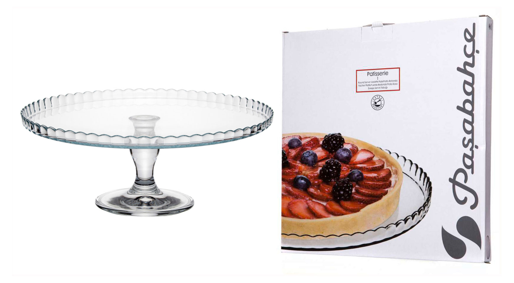 

Блюдо Pasabahce Patisserie на ножке, d 32,2, h 12,8 см