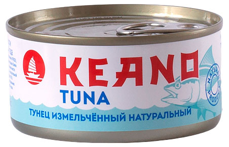 

Тунец Keano скипджек натуральный измельченный, 185 г