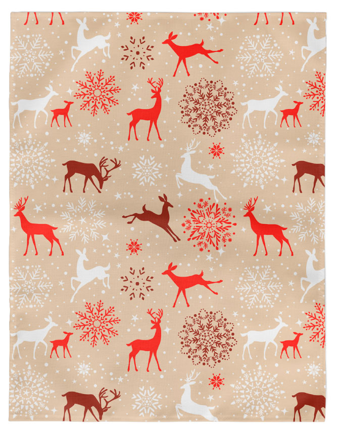 

Дорожка Василиса Олени рогожка, 40х140 см