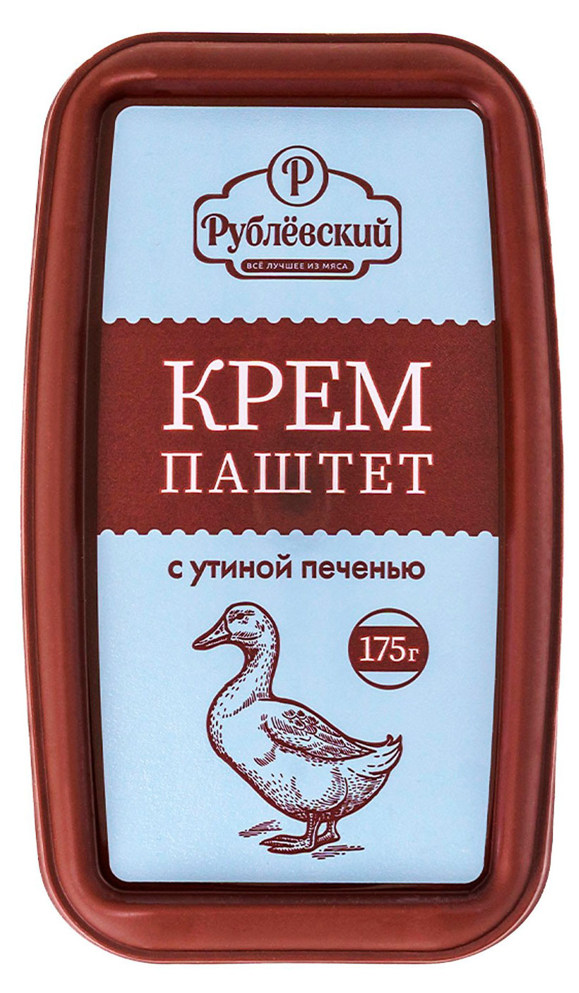 Изображение товара Крем-паштет «Рублёвский» с утиной печенью, 175 г