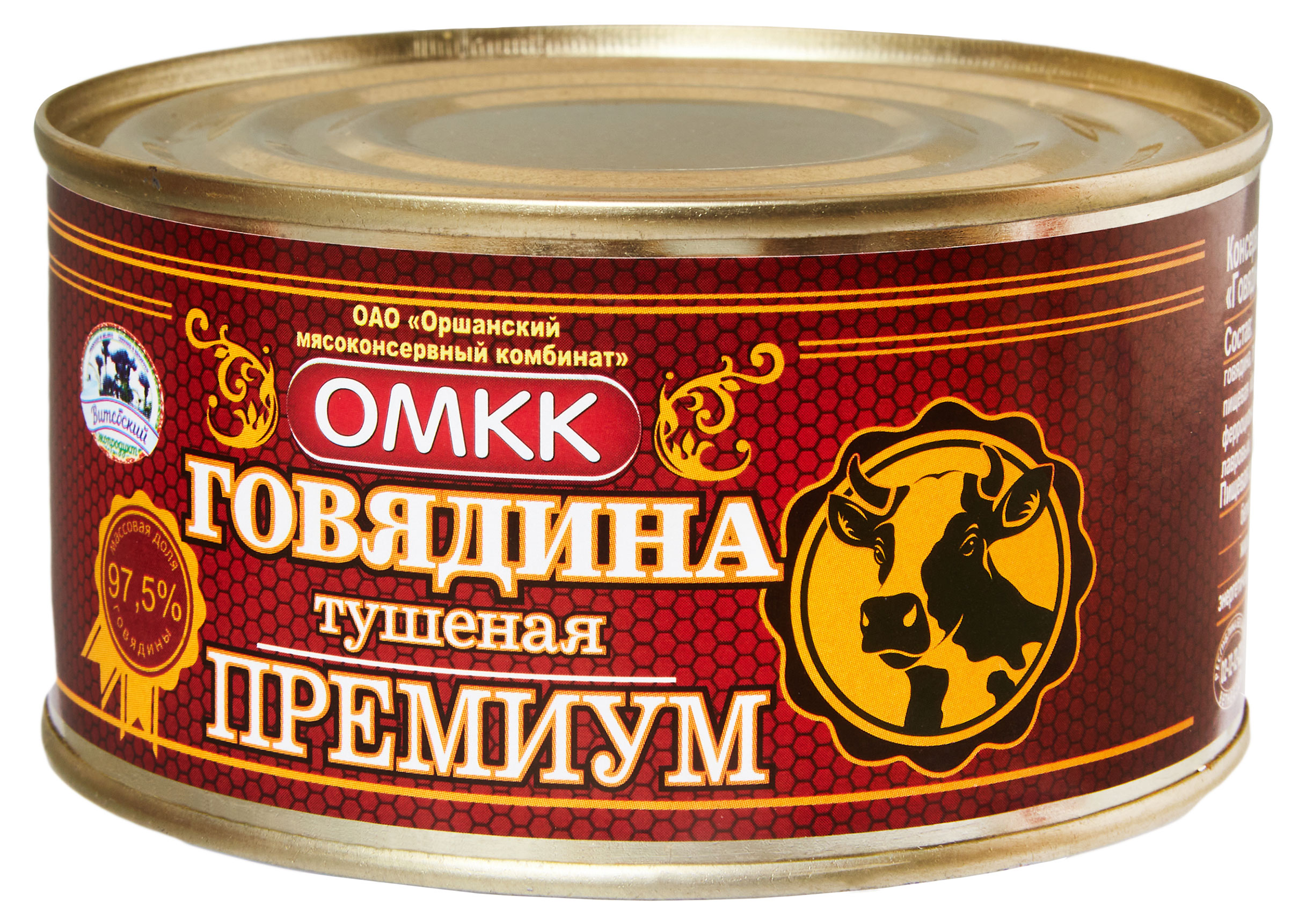 

Говядина тушеная ОМКК Премиум, 325 г