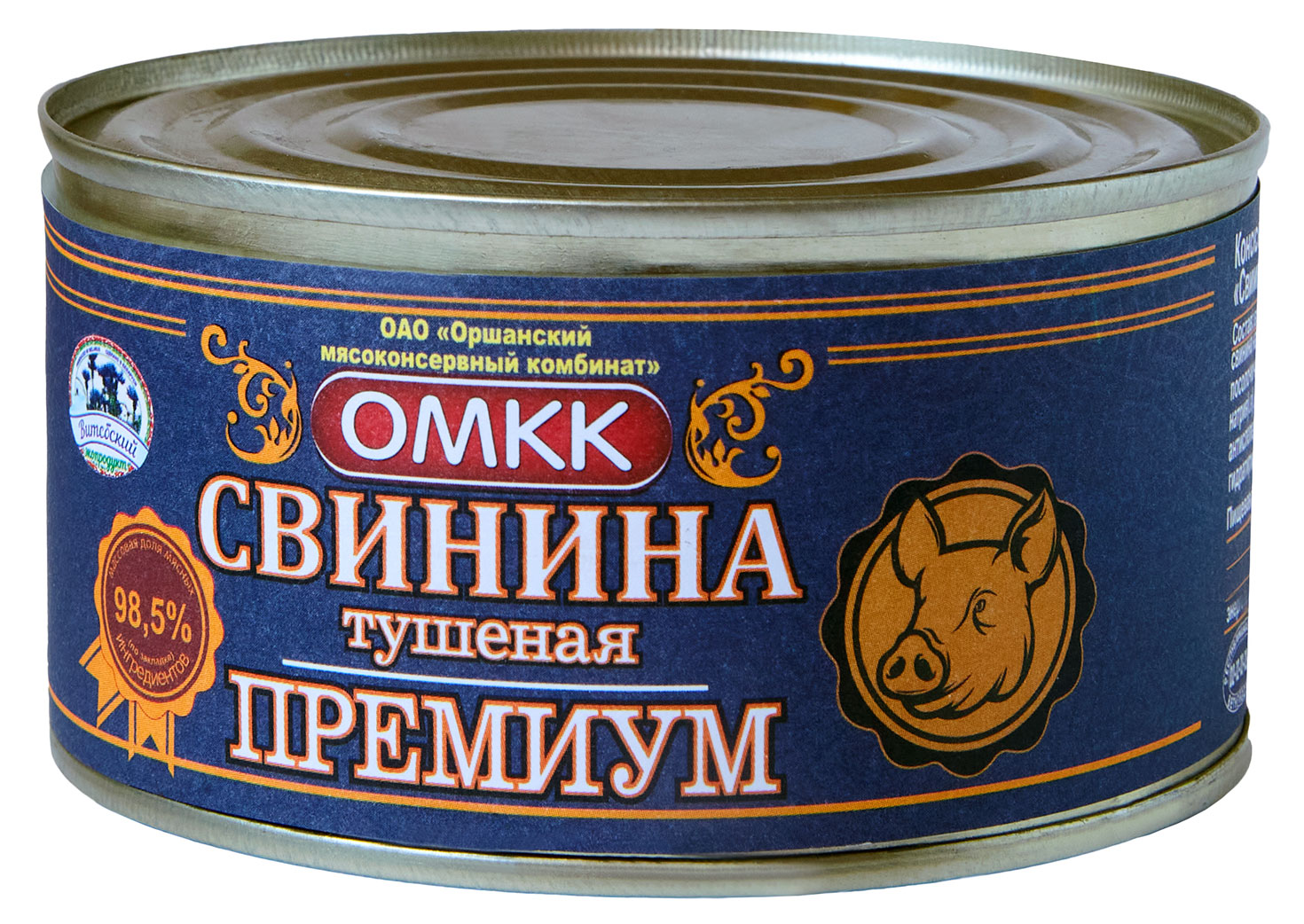 

Свинина тушеная ОМКК Премиум, 325 г