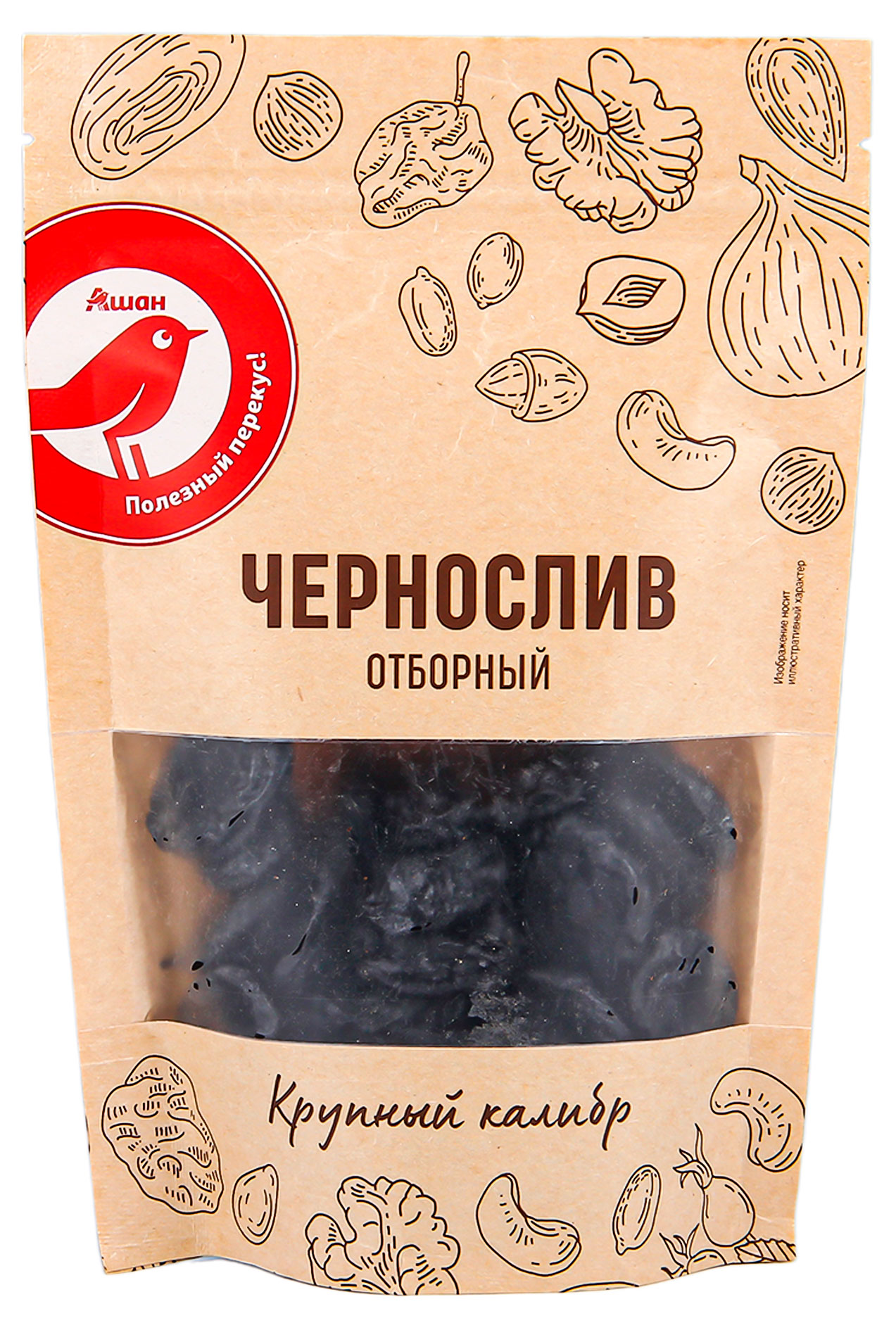 

Чернослив АШАН Красная птица без косточек, 150 г