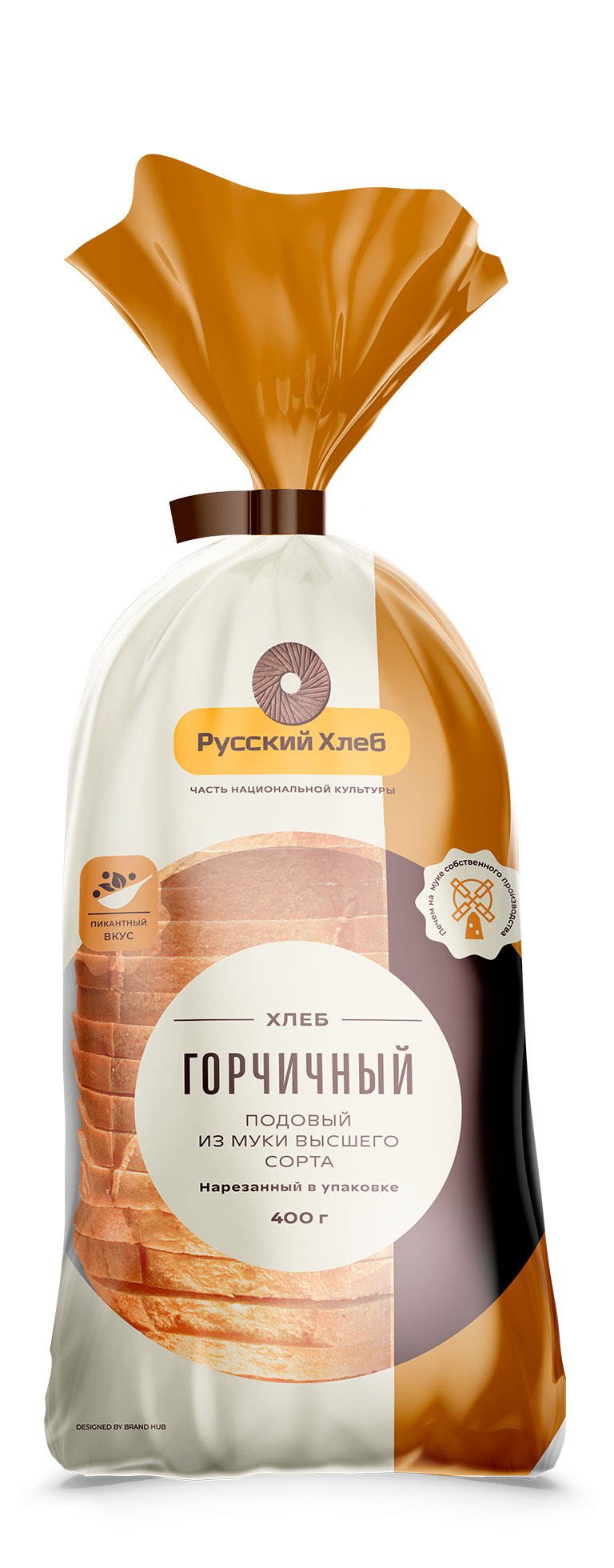 

Хлеб Горчичный Русский Хлеб нарезка, 400 г