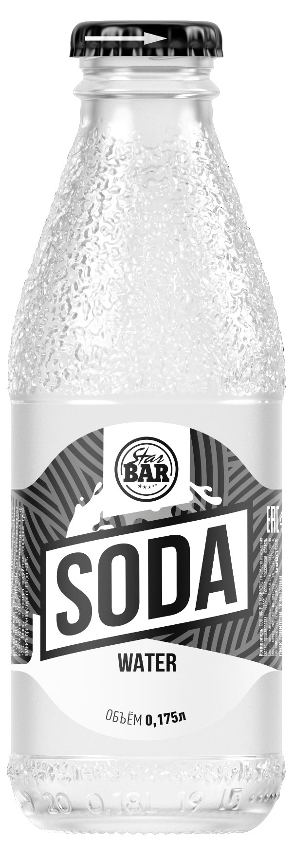 Изображение товара Напиток сильногазированный Starbar Soda Water, 175 мл