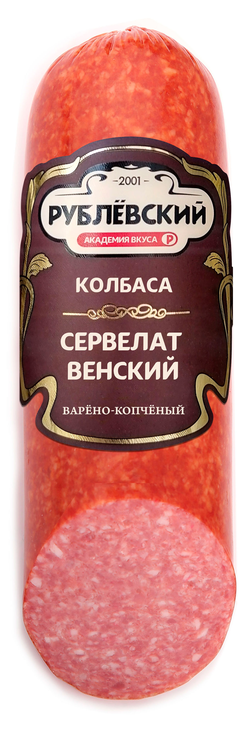 

Колбаса варено-копченая Рублёвский Сервелат Венский, 300 г