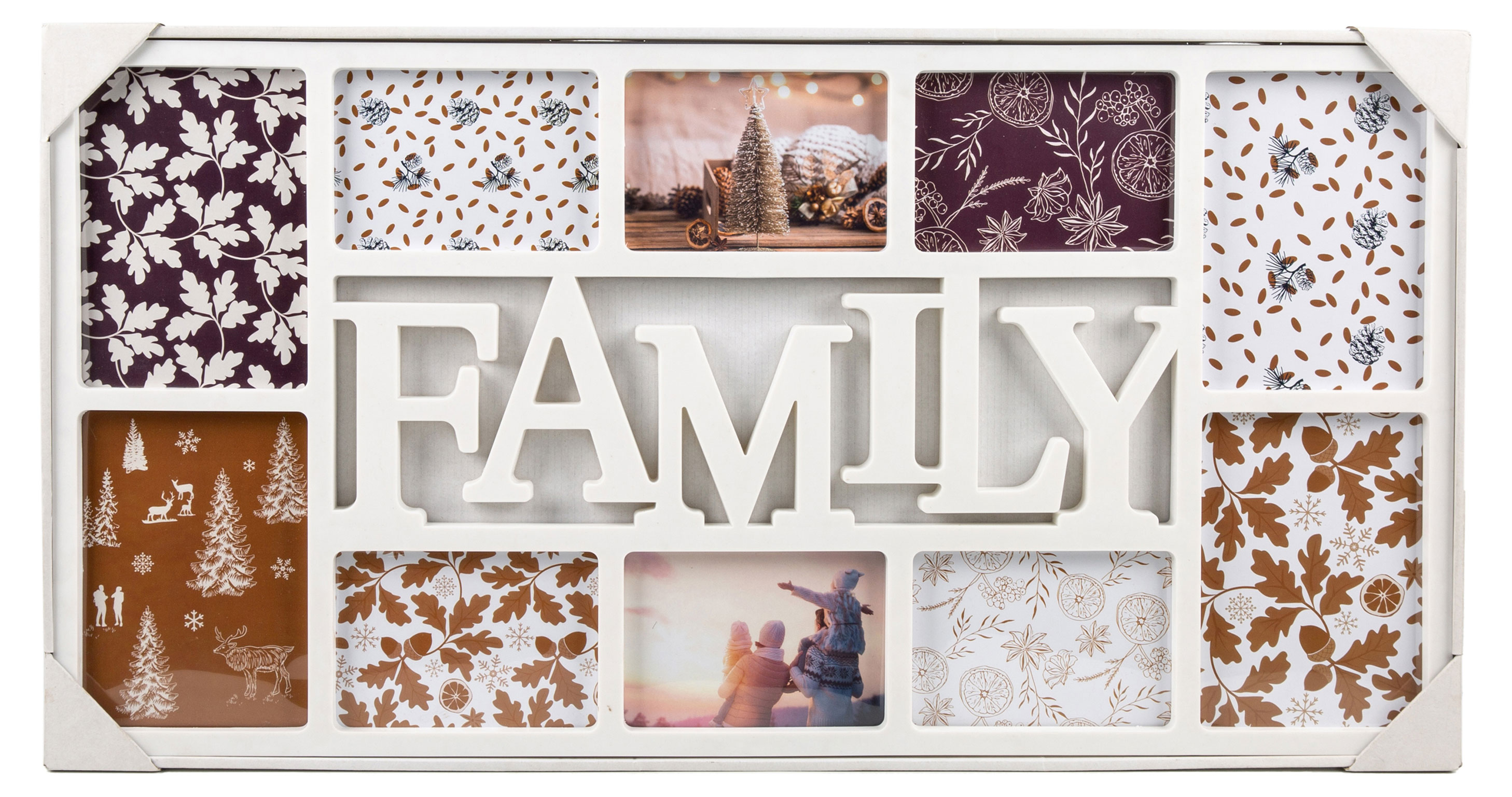 

Фоторамка Actuel Family белая, 72,8х37 см