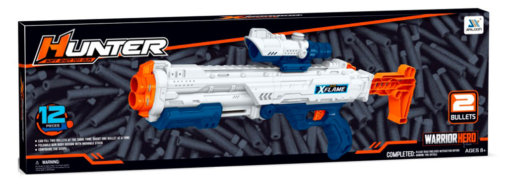 

Игрушка Qunxing Toys Бластер с мягкими пулями