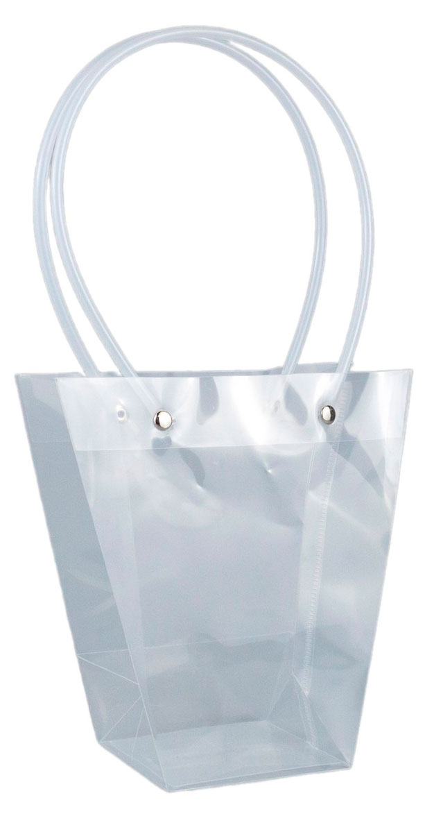 Изображение товара Пластиковый пакет для цветов Азалия Декор 16х8х16 см прозрачный