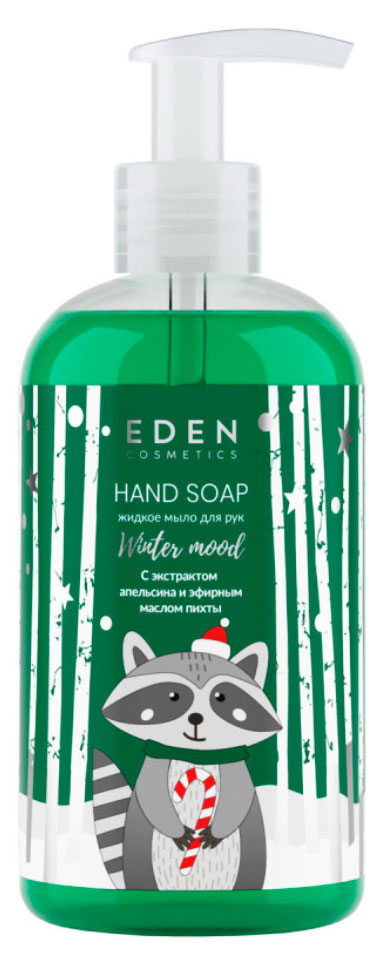 

Мыло жидкое Eden winter moodэкстракт апельсина и эфирное масло пихты, 245 мл
