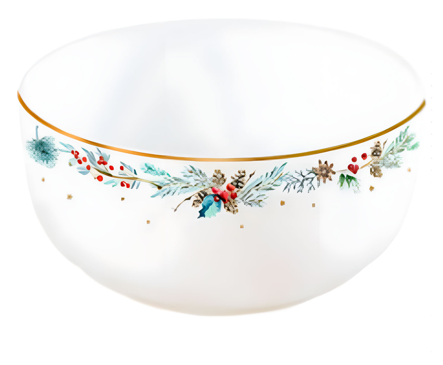 

Салатник Новогоднее чудо фарфоровый, 14 см