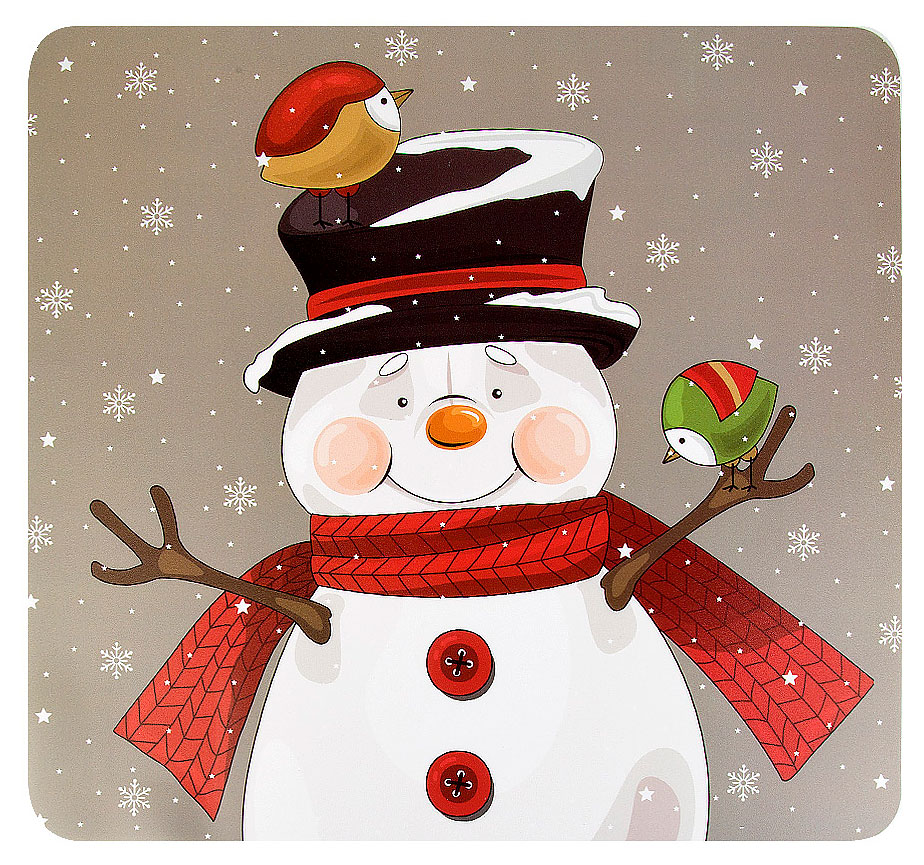 

Плейсмат Nouvelle Home Снеговик, 30х28 см