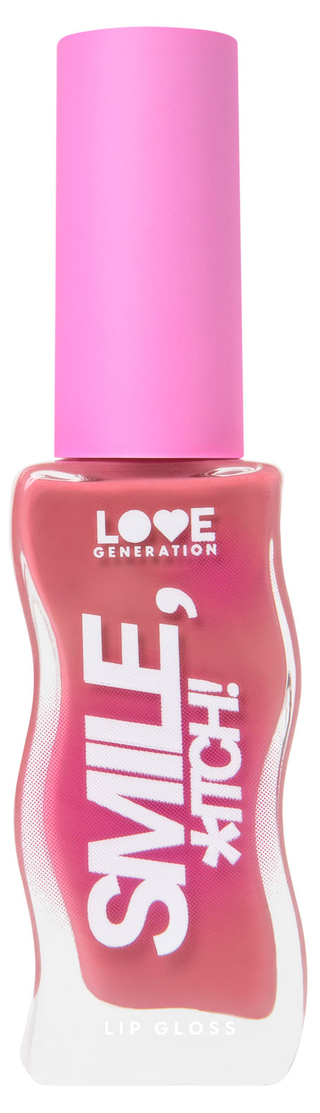 

Блеск для губ Love generation Smile, *itch! Глянцевый тон 02 холодный розовый, 10 мл