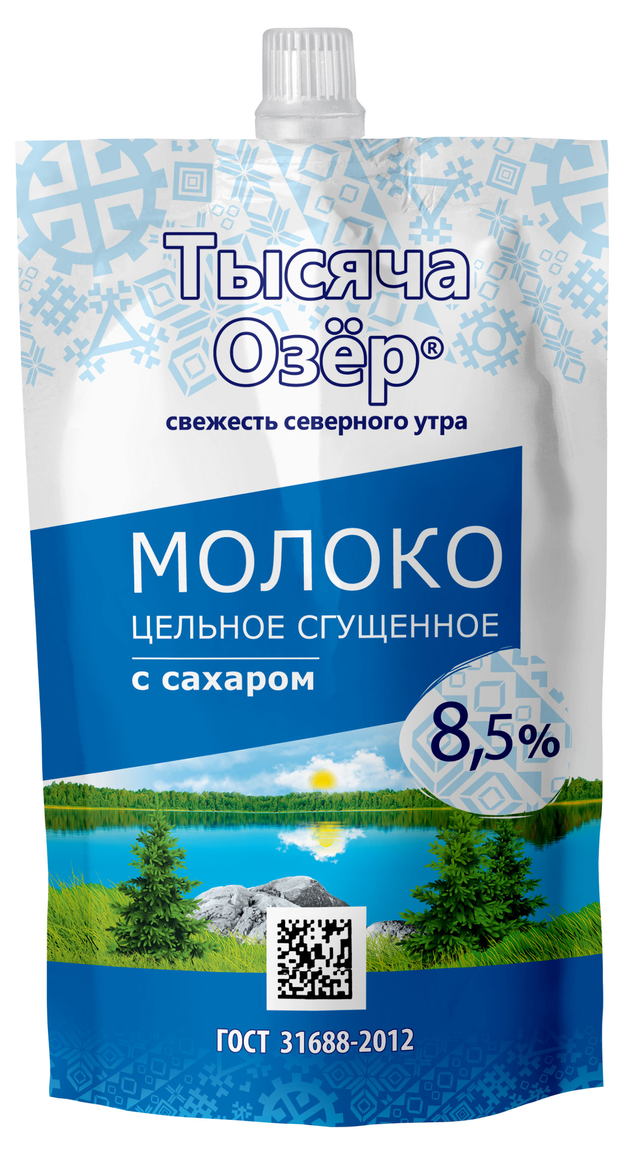 

Молоко цельное сгущенное Тысяча Озёр с сахаром, 270 г