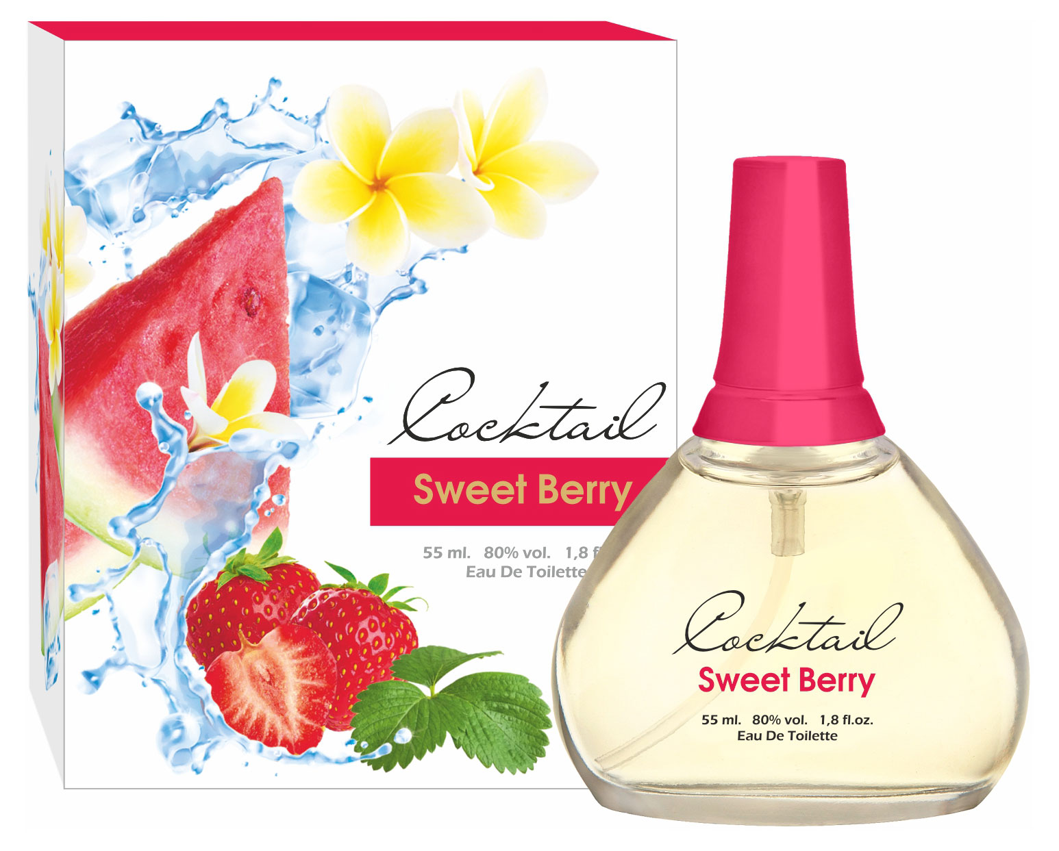 Изображение товара Женская туалетная вода Apple Parfums Coctail sweet berry 55 мл