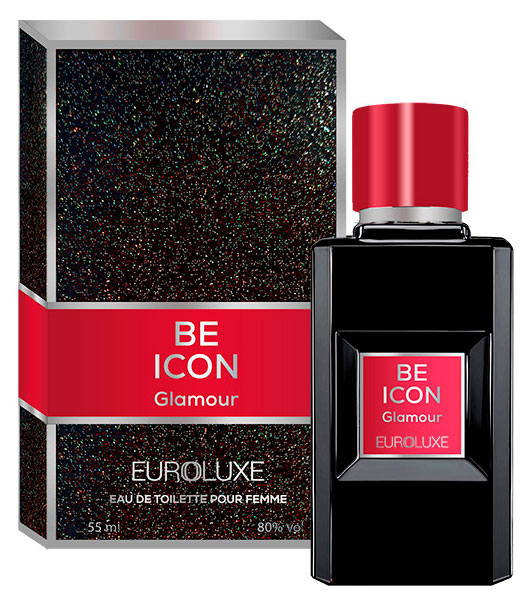 

Туалетная вода женская euroluxe Be Icon Glamour, 55 мл