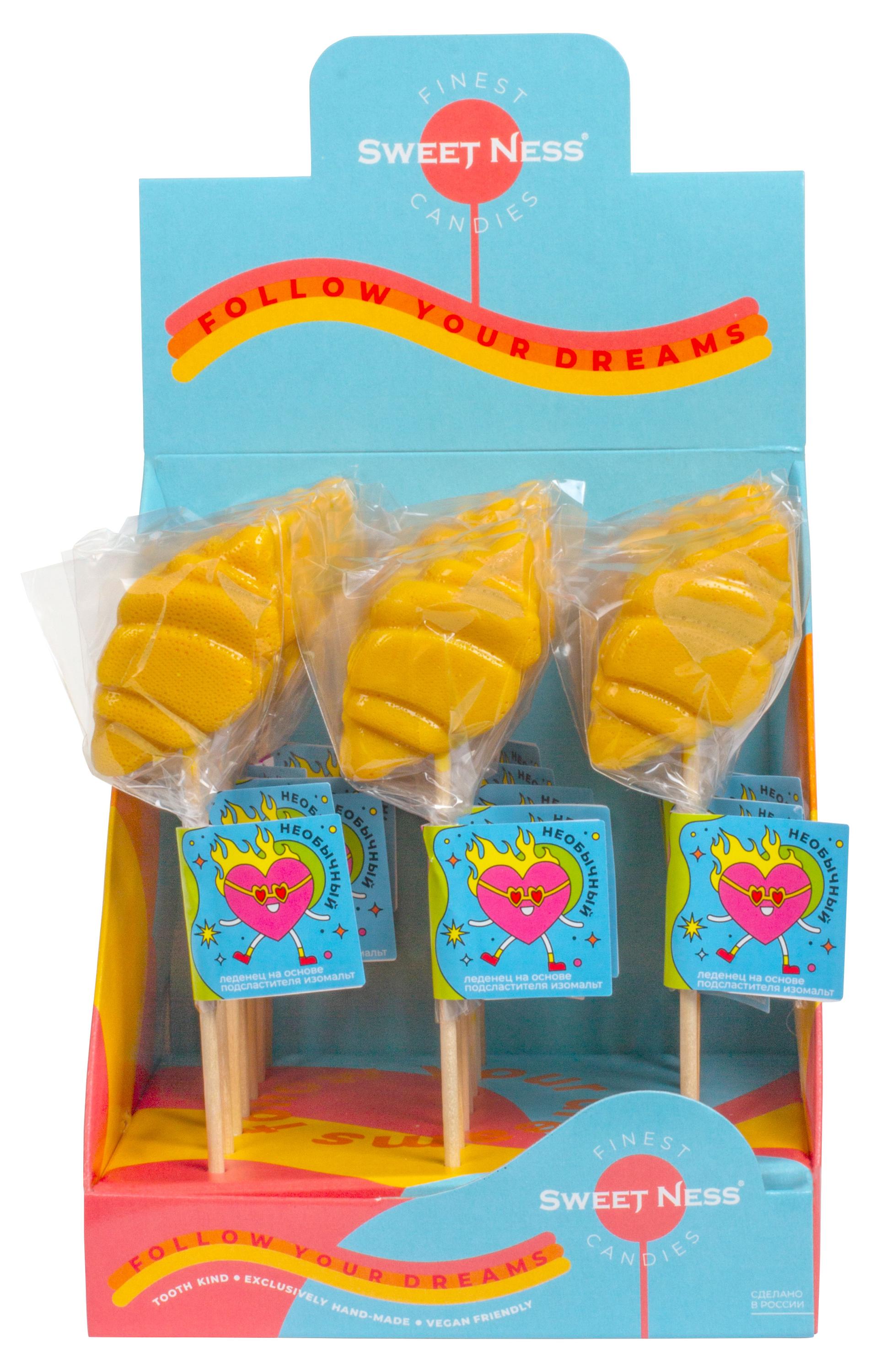 

Карамель леденцовая Sweet Ness Круассан, 20 г, 1 шт