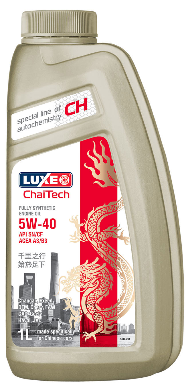 

Масло моторное Luxe ChaiTech 5W40 синтетическое, 1 л