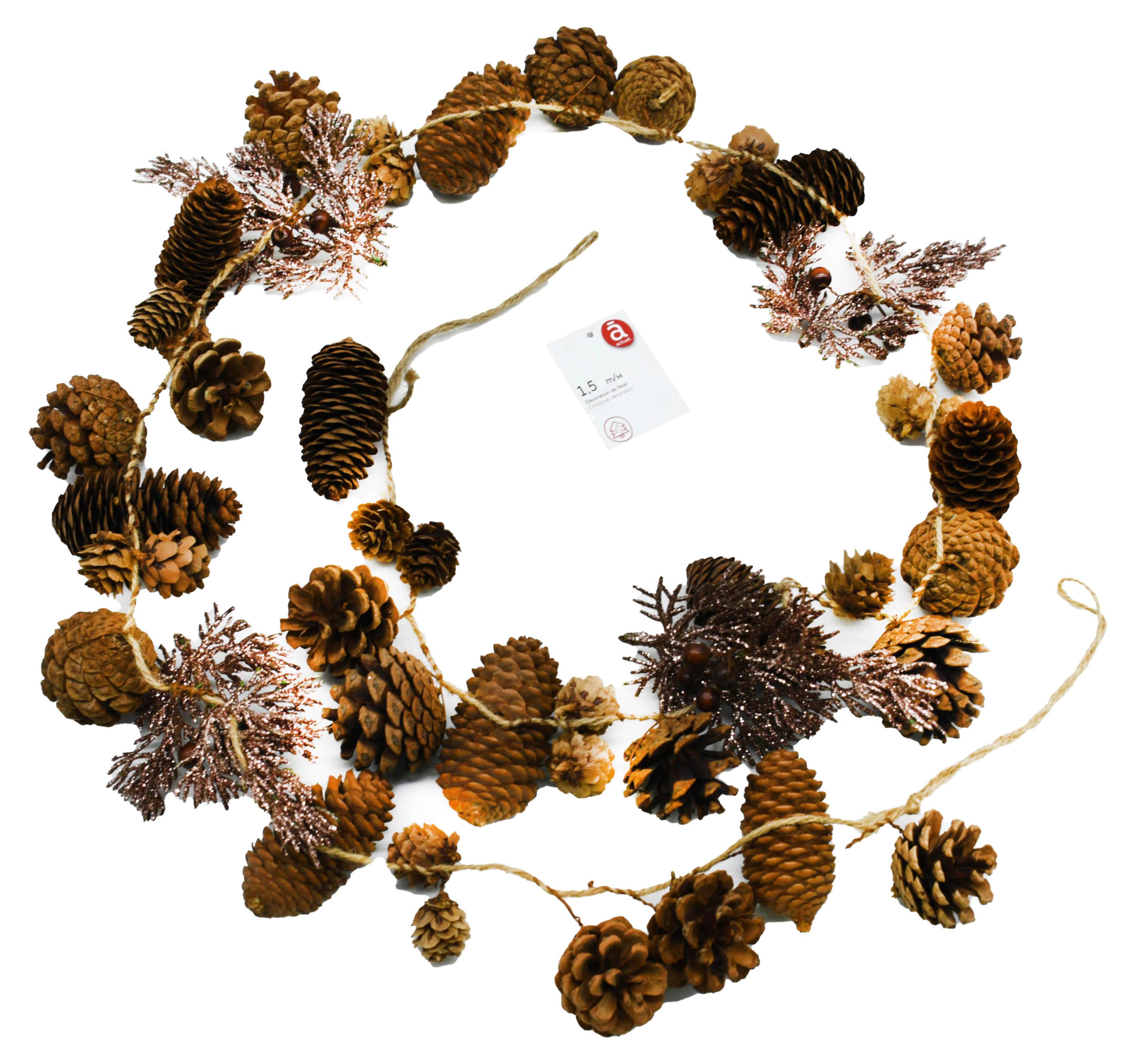 

Декорация Гирлянда с шишками, 150 см