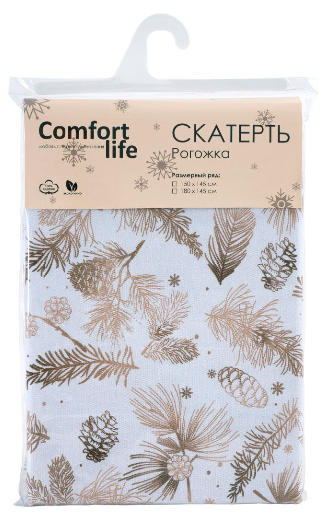 

Скатерть Comfort Life Зимний лес, 150х145 см