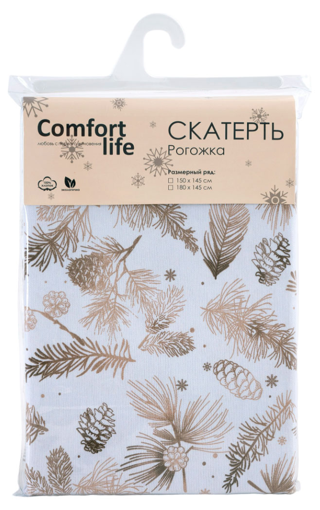 

Скатерть Comfort Life Зимний лес, 180х145 см