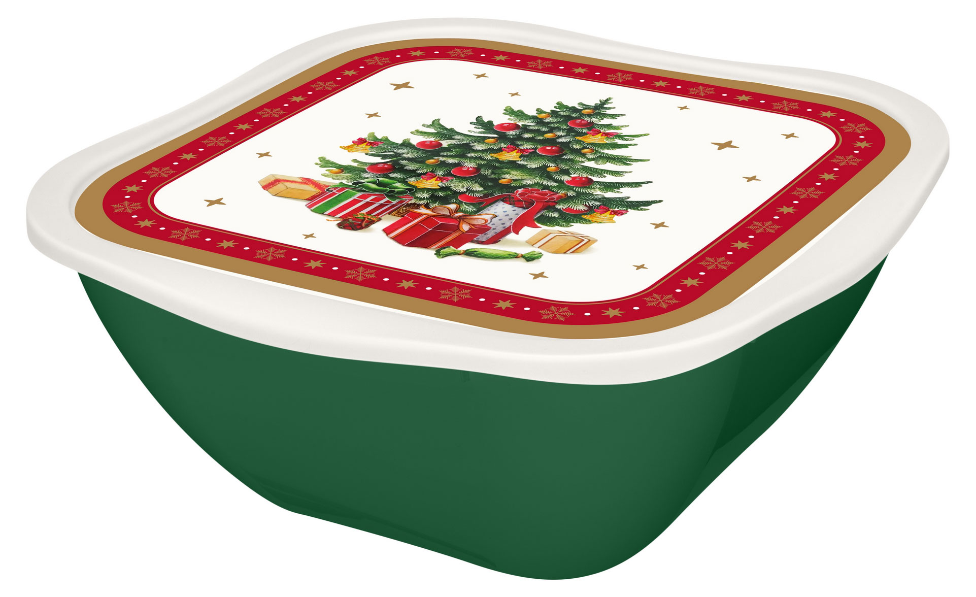 

Салатник с крышкой с декором, 3 л