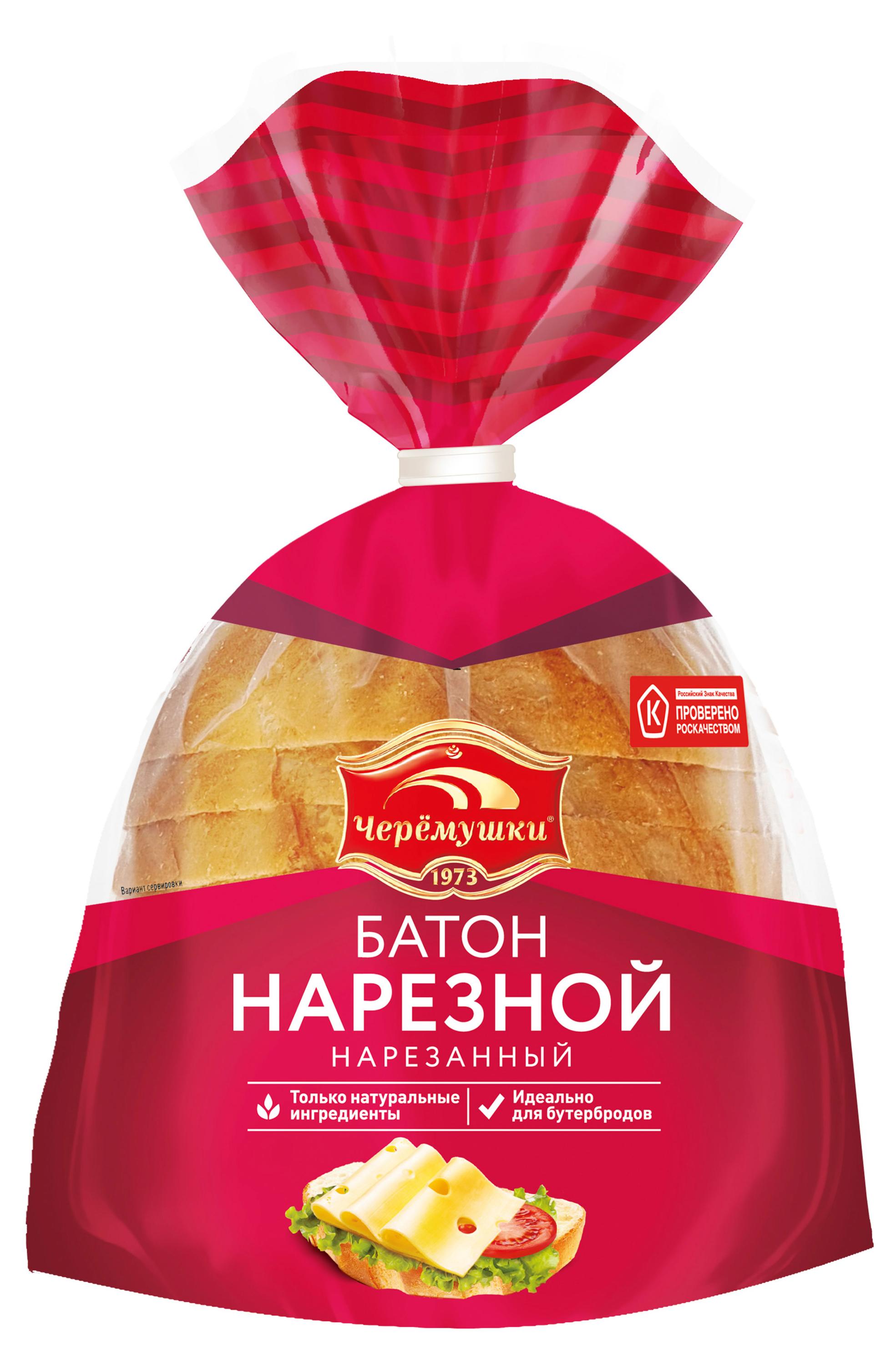 

Батон Черемушки нарезной, 200 г
